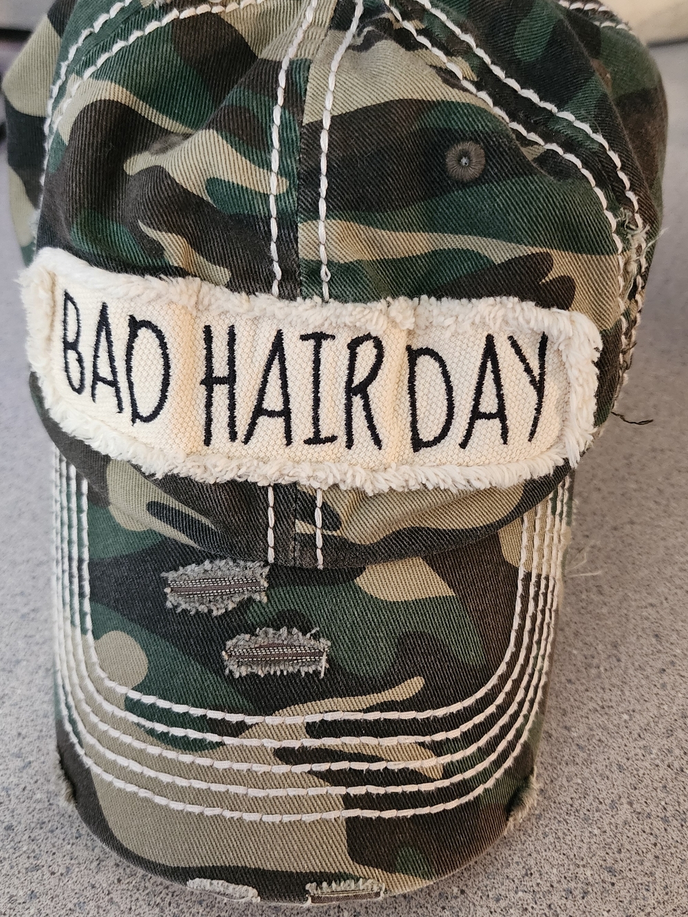 KBETHOS Vintage Olive Green Camo Cap.